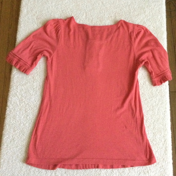 Anthropologie Little Yellow Button Ruffle - Sz Small - Picture 7 of 10